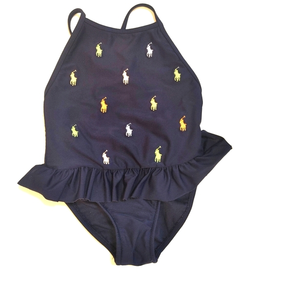 🐣 Ralph Lauren Infant Ruffle Swimsuit - Picture 1 of 3